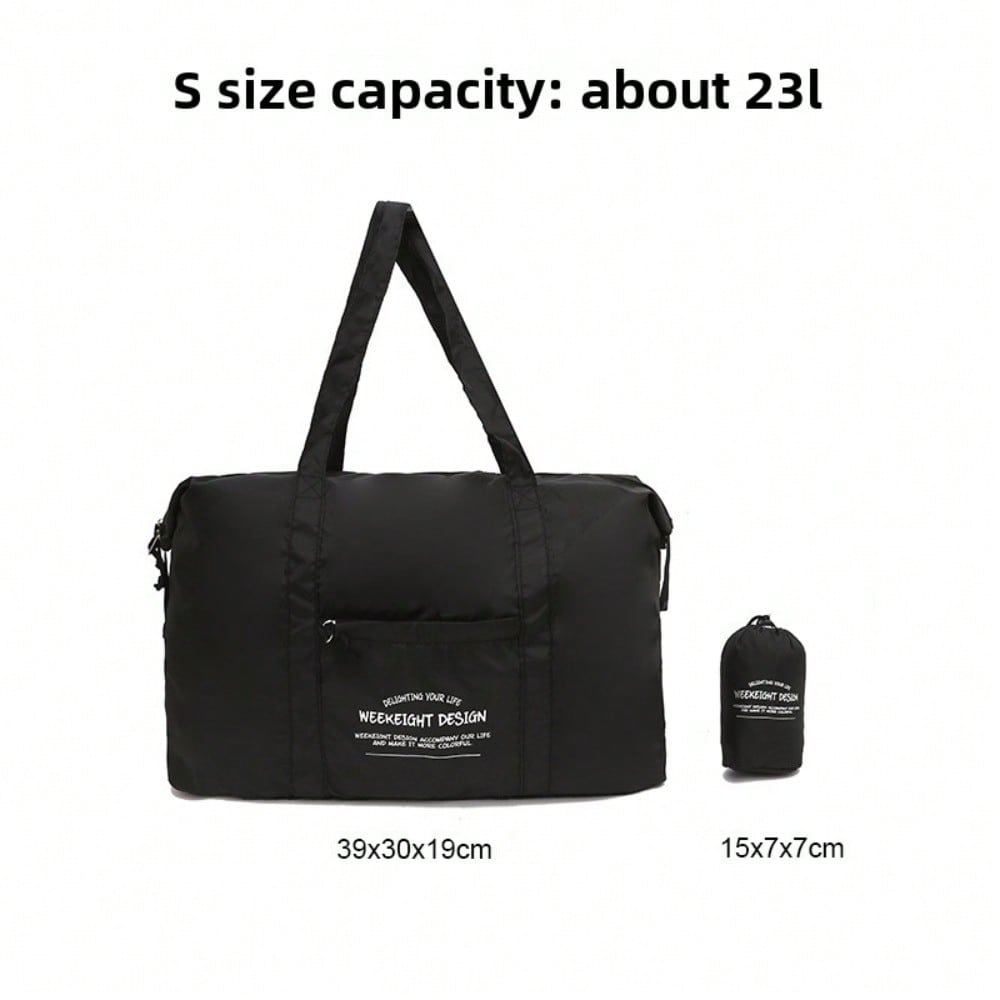 Sac de voyage pliable Sac à main grande capacité pour femmes Sac de cabine pour hommes Sac d'avion Sac pour vols courts Sac de rangement pour livraison Sac de déménagement 1pc