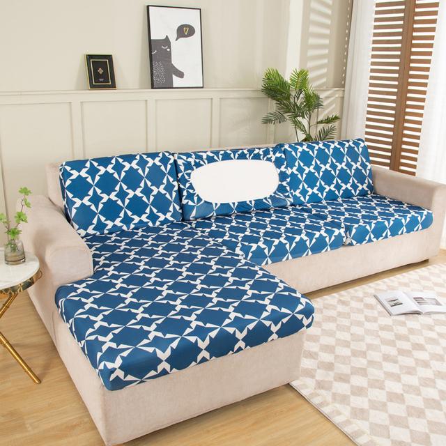 1 /2 /3 /4 Seat Couch Cushion Protective Slipcovers Sofa Furniture Seat Cushion Cover Sets Anti -Slip Furniture Protector Replacement Individual