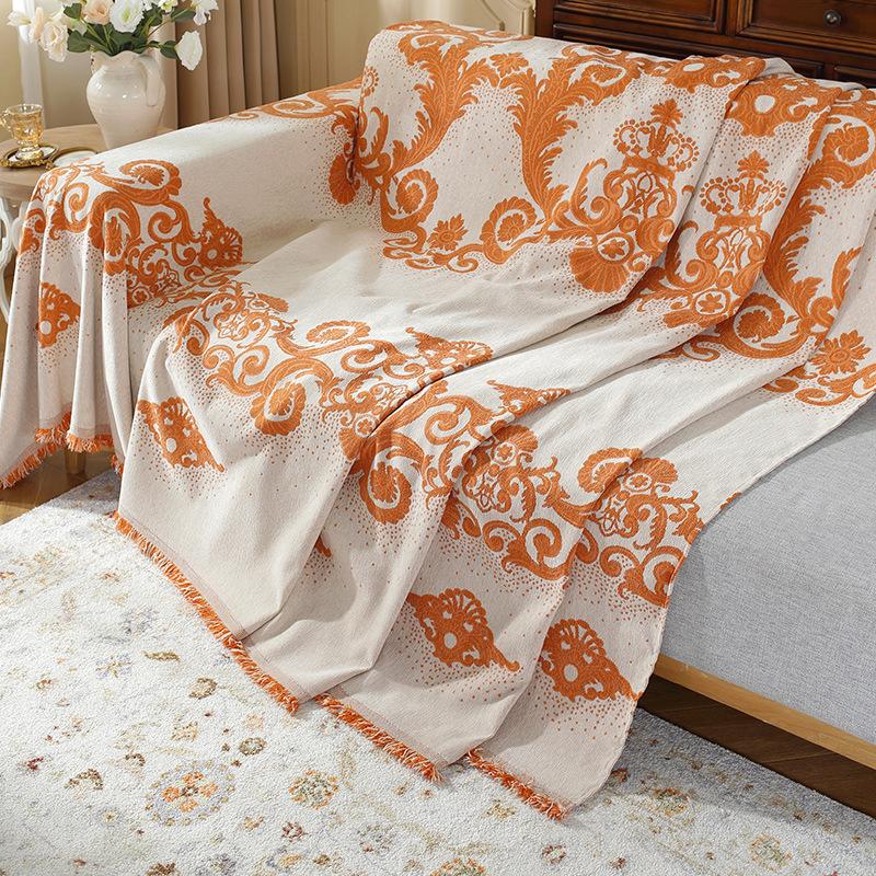 Chenille Sofa Cushion Modern Simple Cat-scratch-proof Sofa Cushion Universal Non-slip High-end Sofa Backrest Towel for All Seasons.