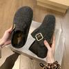 Women's Autumn and Winter New Thick-soled Versatile Shoes, Fleece Warm Shoes and Cotton Shoes