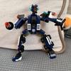 6 IN 1 City Engineering Car Police Truck Mech Dinosaur Building Blocks Tank Helicopter Bricks Fire Fighting Set Toys for Children
