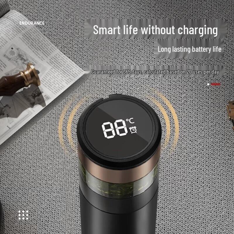 TOMIC Smart Tea Infuser Thermos Cup