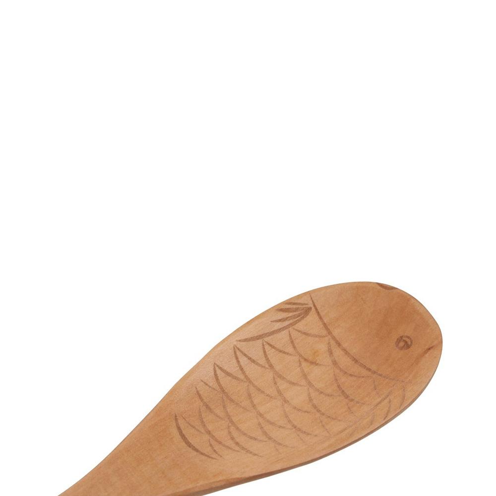 Dinnerware Cooking Eco-friendly Fish Shaped Wooden Easy To Clean Spatula Rice Paddle Rice Scooper Serving Spoons