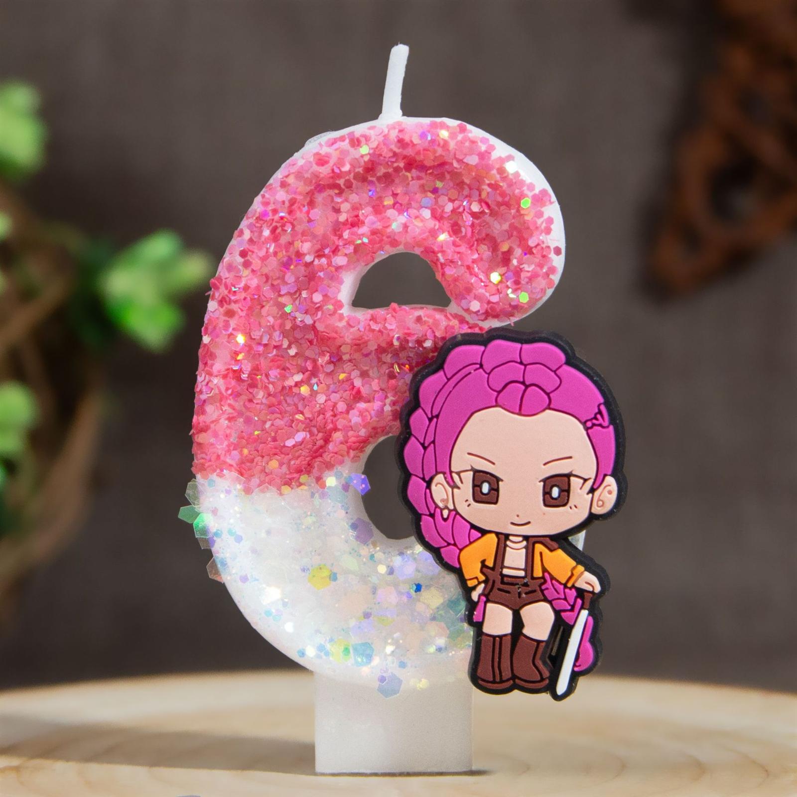 Cartoon Peripheral Party Birthday Candles Digital Candles One Size