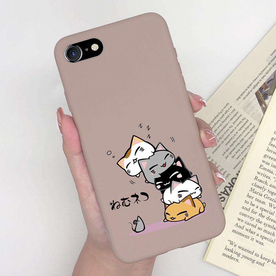 For Apple iPhone 7 8 Plus Back Cover Fashion Pattern Soft Silicone Anti Slip Phone Case For iPhone 7plus 8plus Funda Capa Shell