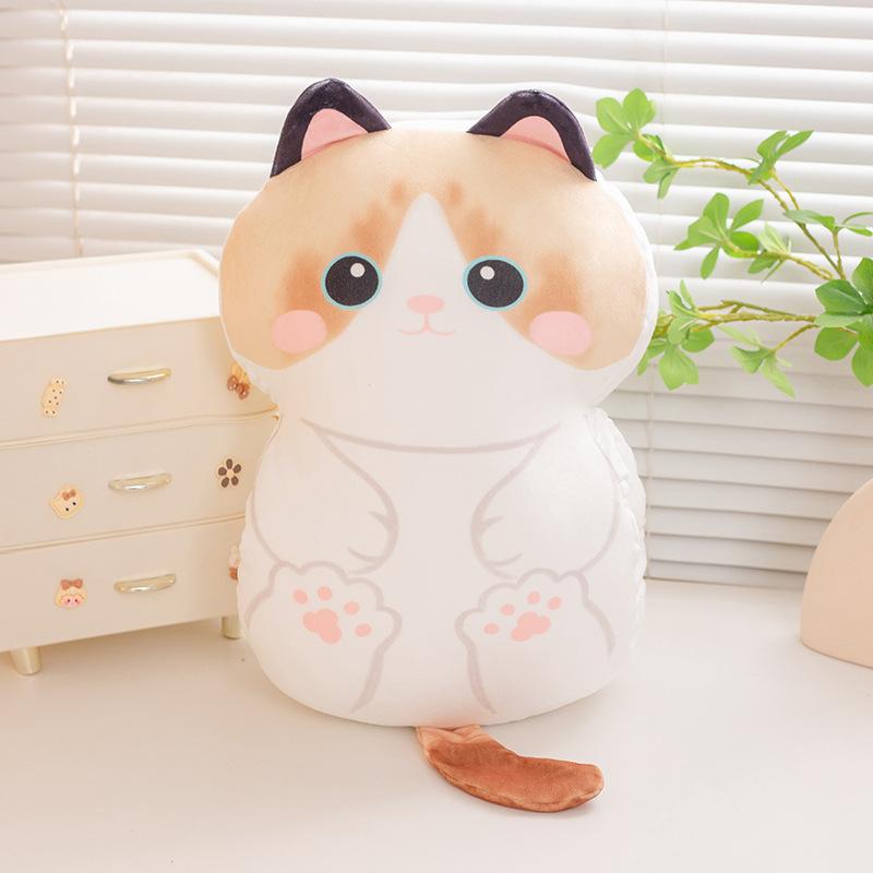 Cute Soft Cat Hand Warmer Pillow Plush Toy Doll Cat Doll Girl Lunch Break Pillow Rag Doll