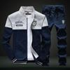 Autumn 2025 Men's Casual Pants & Sweatshirt Set