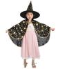 Star Kids Halloween Cloak Sets Gilding Halloween Costumes Funny Witch Cloak Cape with Hat  Party