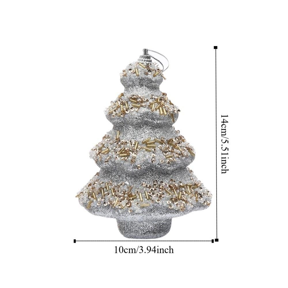 Lebendige Farben Weihnachtsbaum Hängeanhänger Schaumstoff Hängeornament Weihnachtsbaumschmuck Büro