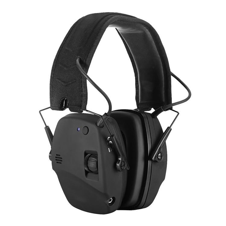 Hot Sell EM030 Built-in Mic Electronic Bluetooth Shooting Earmuffs Tactical Earmuff Hearing Protection Foldable Headphone 22dB чёрный