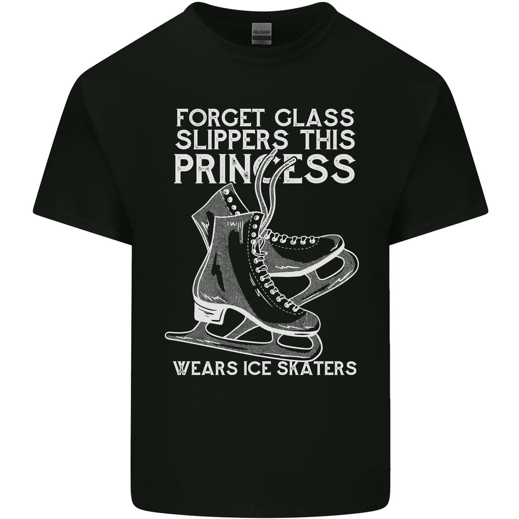 Funny This Princess Wears Ice Skates Skater Unisexs Light Cotton TShirt