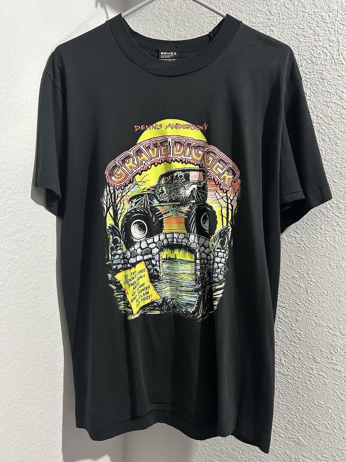 Grave Digger Shirt 1990s Reprint Gift Fan Unisex TShirt AN47846 S