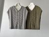 JuZhi Spring Knit Korean Style Loose Drop-Shoulder Sweater Vest Jacket