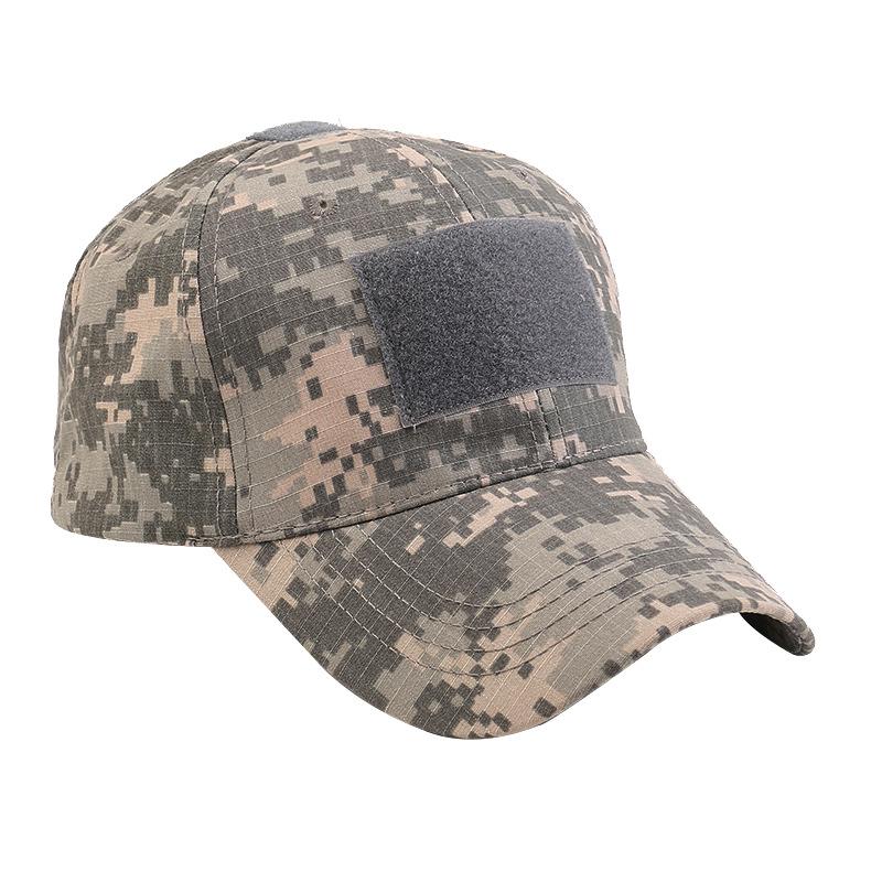 Camouflage Tactical Sunshade Hat: Python Pattern, All-Season Climbing & Training Cap with Velcro.