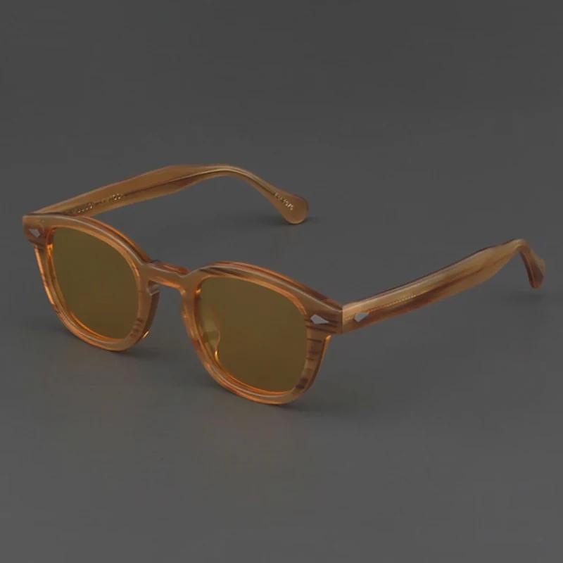 Gafas de sol polarizadas Johnny Depp Lemtosh para mujer, marca de lujo, estilo vintage de acetato, gafas de visión nocturna.