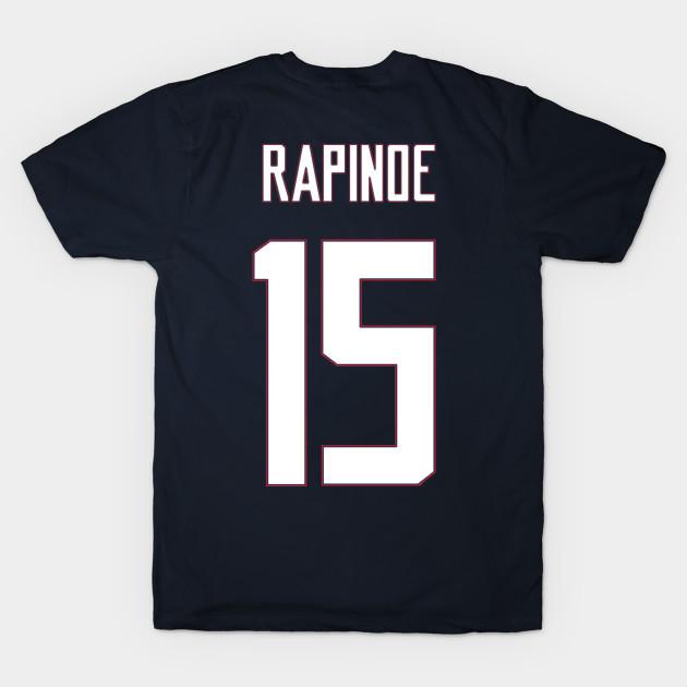 Men Black Print T-shirt Rapinoe 15-Dark No-Cut Transfer Paper Print Cotton Tshirt S тёмно-синий
