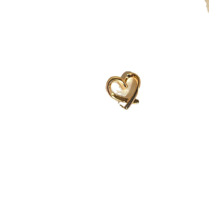 No-Pierce Heart Clip-On Earrings: Versatile Style for Women