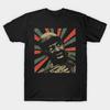 Men Black Print T-shirt Dragonfly Jones || Vintage Art Design || Martin Lawrence No-Cut Transfer Paper Print Cotton Tshirt