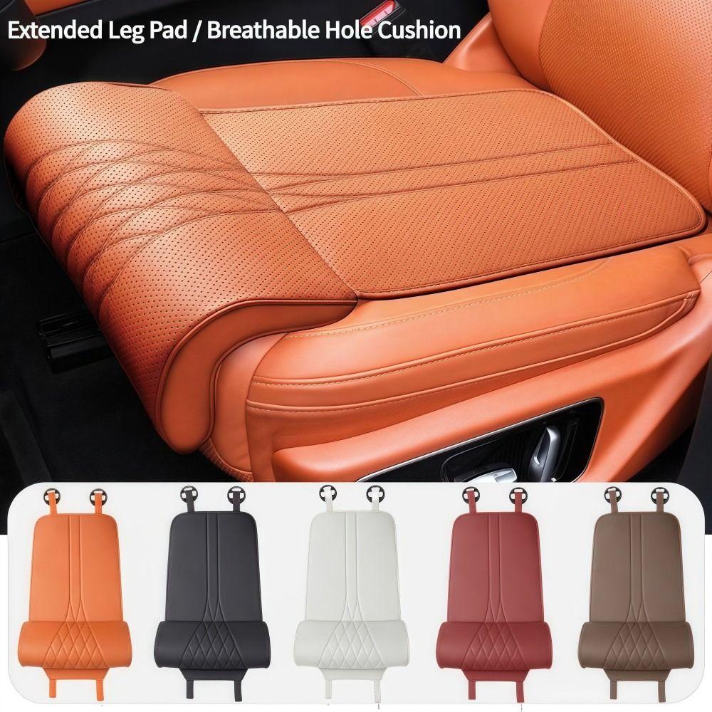Universal Car Seat Leg Support Pad Leather Seat Extension Leg Rest Long Drive