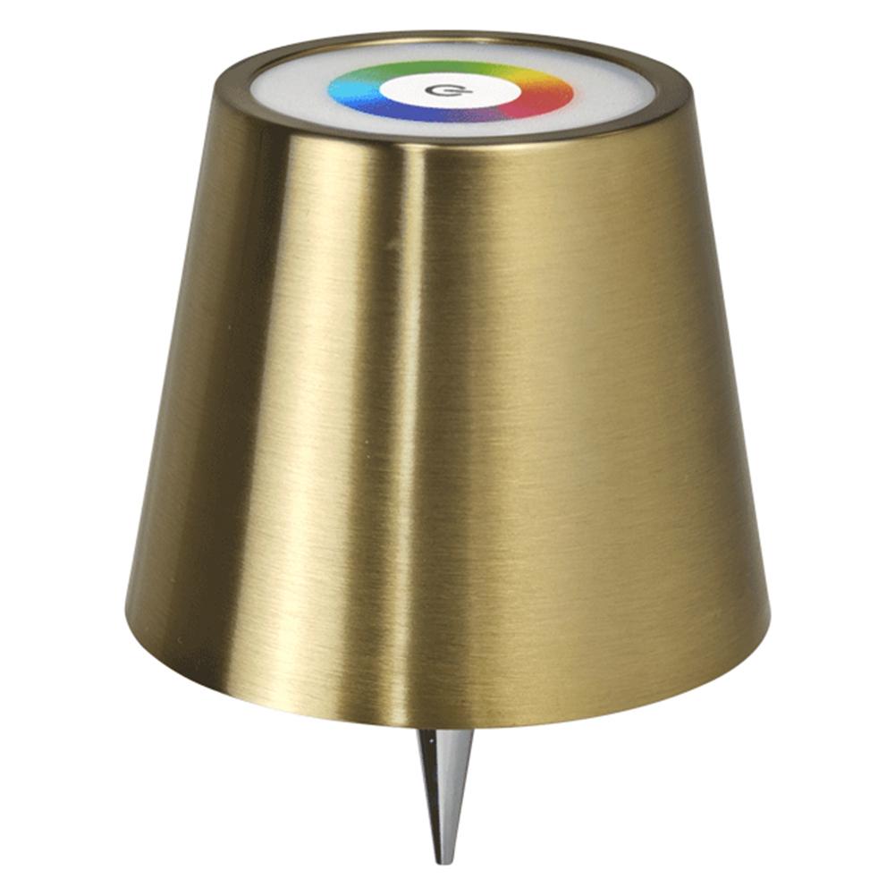 Wireless Bottle Lamp LED Wine Bottle Base Rechargeable Vases LED Light Portable Warm Light & RGB Wireless Touch Table Lamp