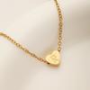 1 PZ Cavigliera a Catena Link in Acciaio Inossidabile Colore Oro Gioielli da Donna Cavigliera con Lettera Iniziale A-Z Cuore per Accessori da Donna