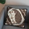 2D Cute Hedgehog Design Pillow For Home Decor Pattern Cushion Cover Suitable For Sofa Bedroom Car Pillow Cover