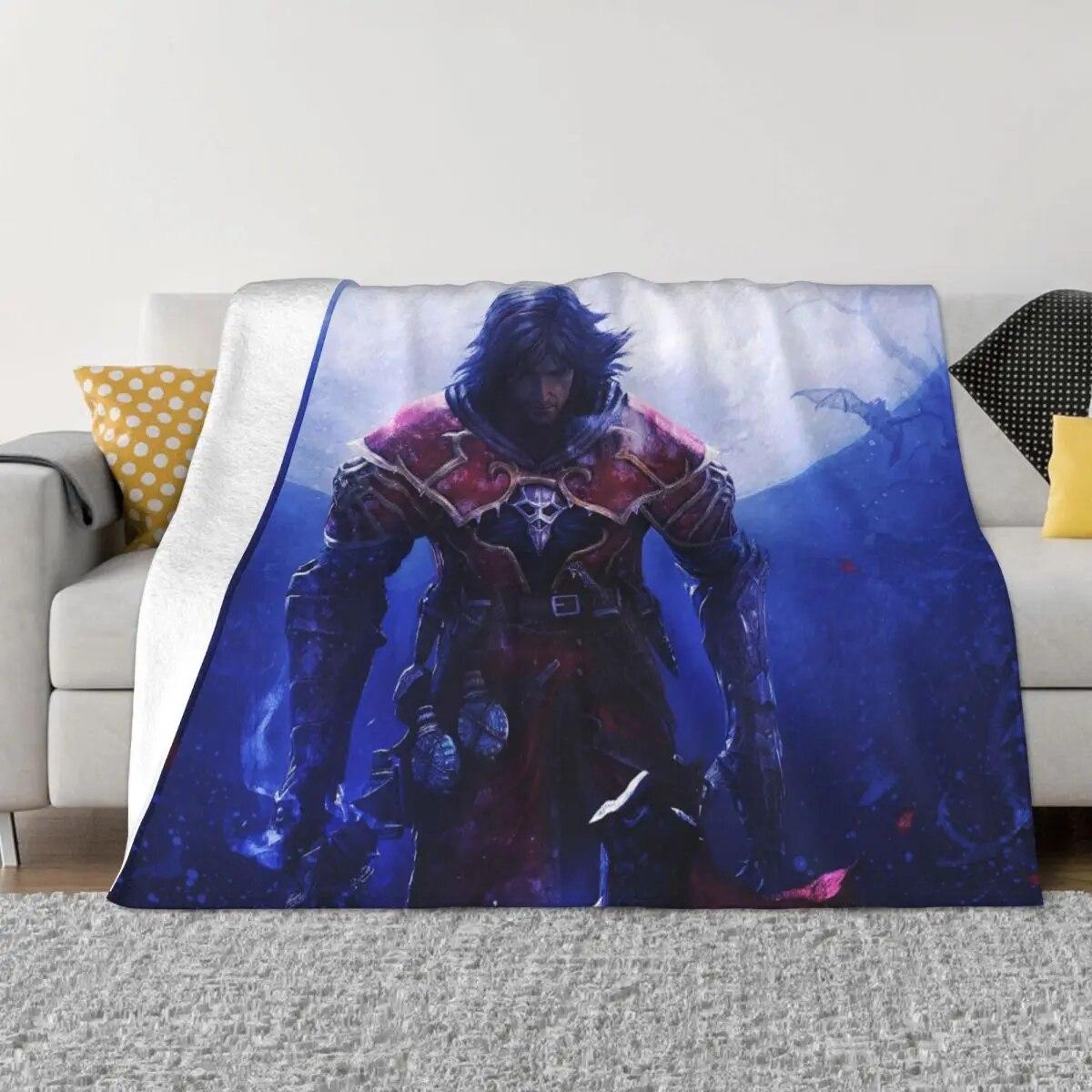 

Габриэль Бельмонт, игровое одеяло Castlevania, аниме, шерсть, забавные дышащие пледы для покрытия стула, дивана, весна/осень