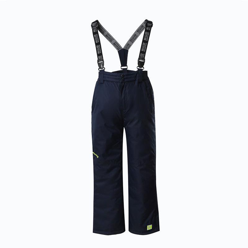 

Ku Luoxing Kids Waterproof Ski Pants: Thick, Warm, Unisex, Loose-Fit, Detachable Bib Size 4 (Height 100CM)