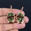 Dragon Blood Gemstone Handmade Copper Jewelry Gorgeous Earring For Women