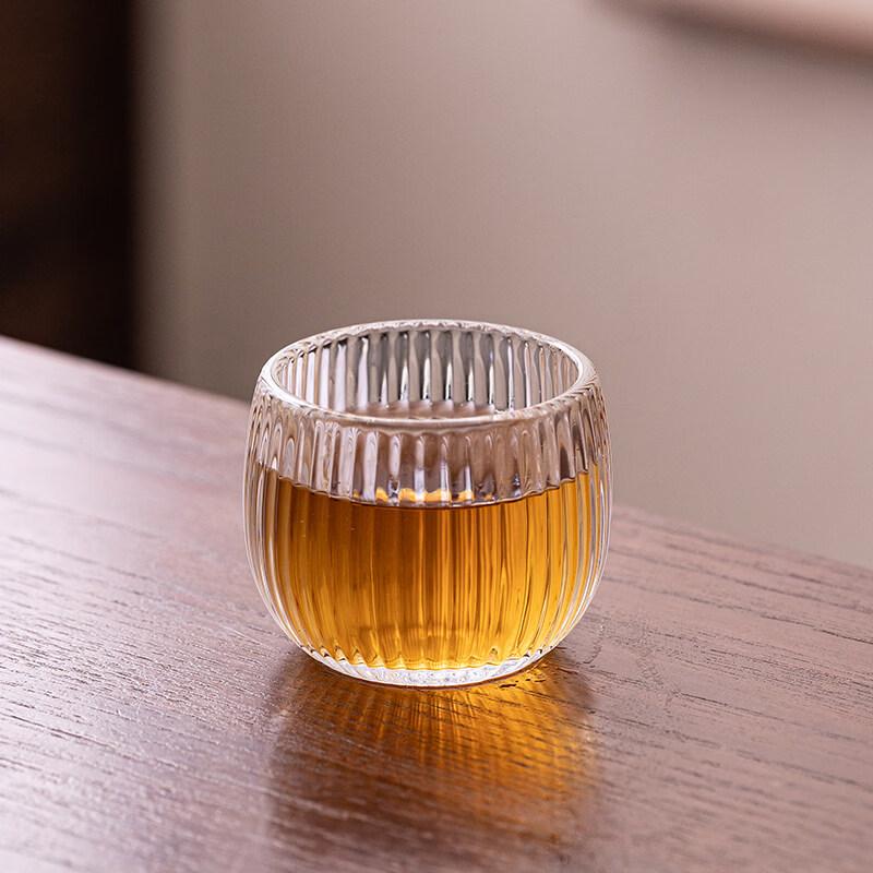ZISIZ Hammered Heat-Resistant Glass Teacup