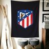 Atltico De Madrid Crest Wallpaper Bedding 1 Duvet Cover 2 Pillowcase Without Core Bedding Set Christmas Birthday Gift