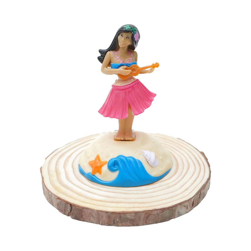 Hawaiian Swing Grass Skirt Bobblehead Car Ornament Cartoon Gift Children's Toy Car Decoration