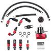Universal Adjustable Fuel Pressure Regulator For 7MGTE MKIII with Oil 100psi Gauge FPR AN6 Oil Hose Fitting EFI FPR-1005