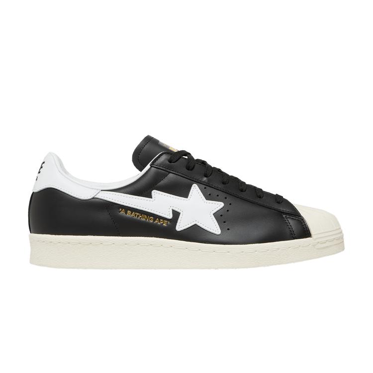 BAPE x adidas Superstar `Melns` 38