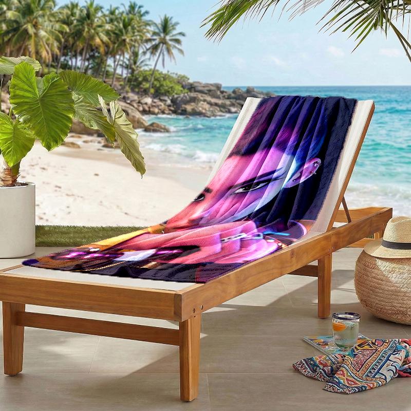 Kpop Hunter Fashion Beach Towel: Ideal for Summer Adventures Soft, absorbent and quick drying suitable for swimming and bathing