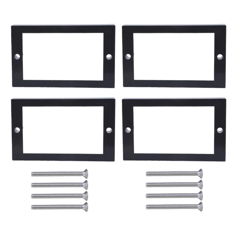 

4pcs Electric Box Extender set Including Screws Electrical Box Extender with Screws Easy to Use for Receptacle Boxes чорний