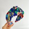 Women Girls Satin Tiedye Flower Big Knot Hairband Headband Adult Hair Accessories Hair Jewley