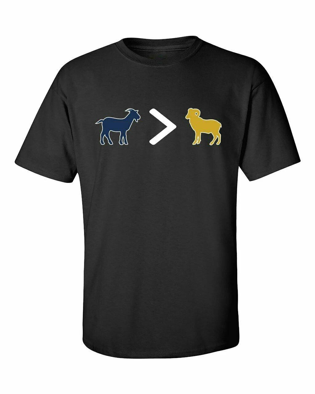 Patriots Capra È Greater Than RAM Adulto T-Shirt Manica Corta M