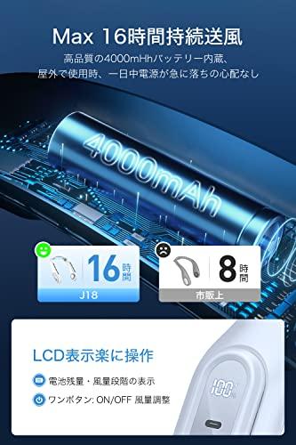 Neck Fan, Portable Fan [2024 Summer Model & Cooling Plate & LCD Display] Small Fan, Mini Fan, Portable Fan, Lightweight, Bladeless, 15db Quiet, Compac