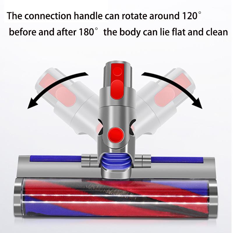 Vacuum Cleaners Parts Carpet Hard Floor Motor Head Electric Cleaning Quick Release Soft Roller Brush For Dyson V7 V8 V10 V11 V15