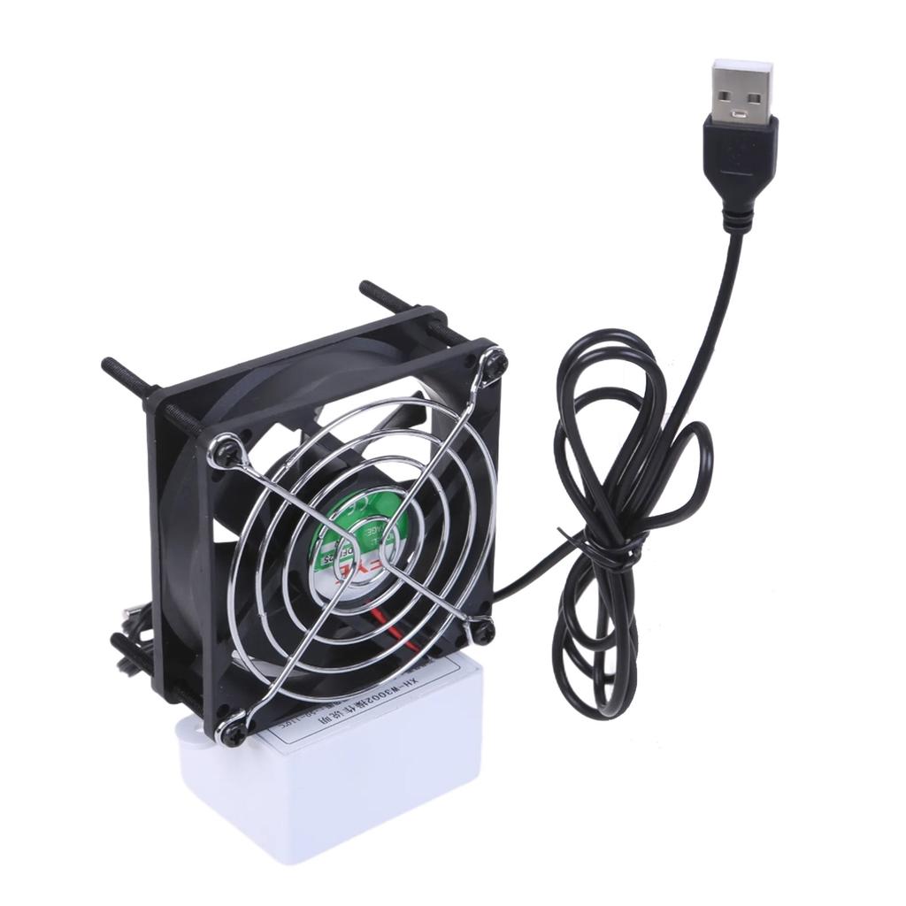 Akıllı USB 80mm Soğutma Fanı USB ile Çalışan Soğutma Fanı Otomatik PC Yönlendiriciler Sıcaklık Kontrollü Fan Yönlendiriciler için