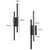 Modern LED Wall Lamp Black Gold Dimmable Decorative Spotlight for Bedroom Living Room Bedside Background Lamp Interior