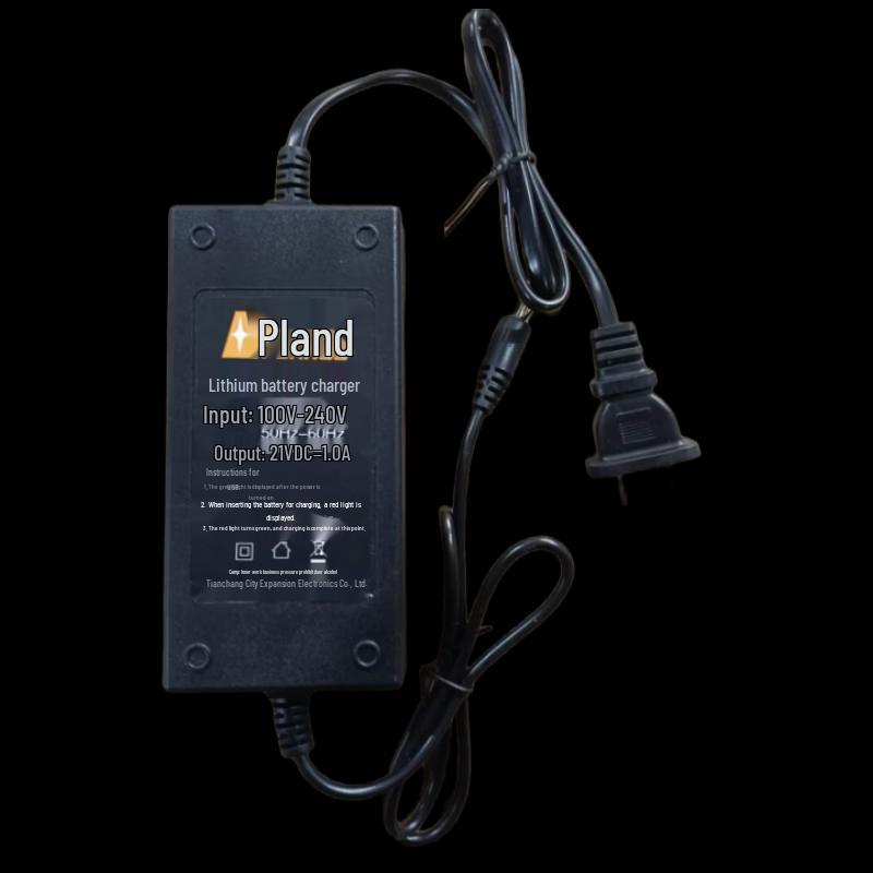 Литий-ионные аккумуляторы и зарядное устройство Prand 21В, штекер CN (адаптер в комплекте)