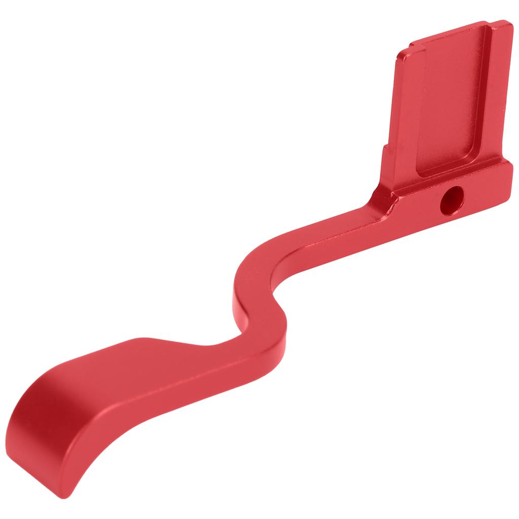 Aluminum Alloy Finger Hot Shoe Thumb Grip Handle Holder for Sony A7R4 Camera AccessoryRed