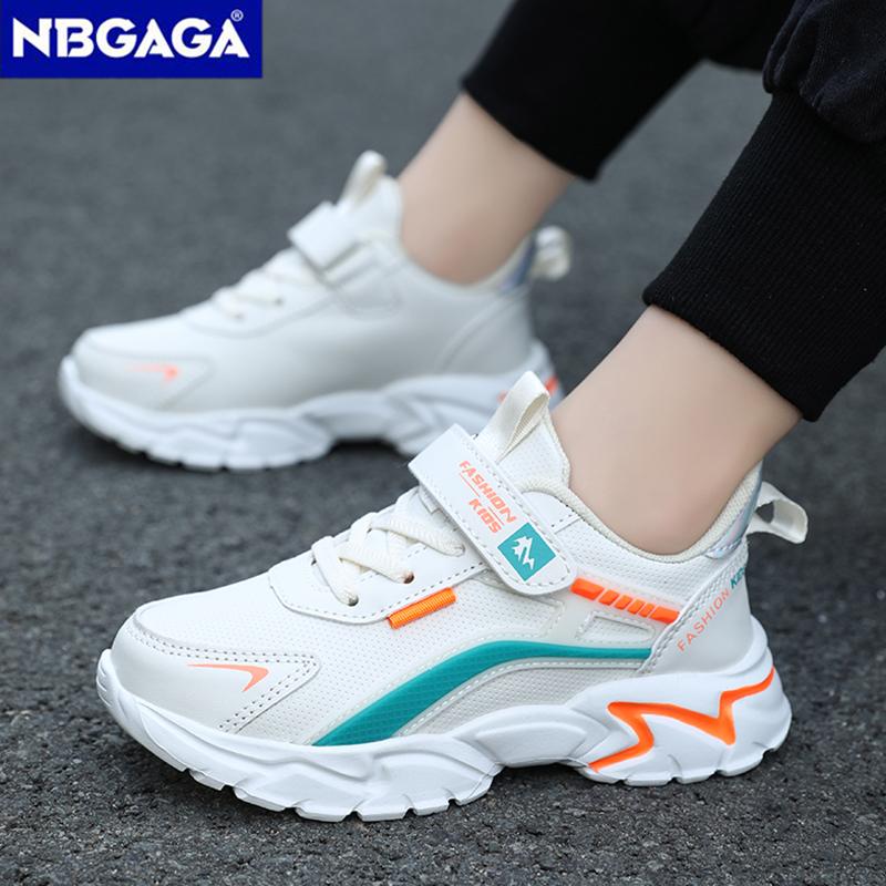 Fashion Children's Leather Sneakers Sport Kids Boys Girls Casual Shoes Breathable Non Slip School Walkiing Footwear