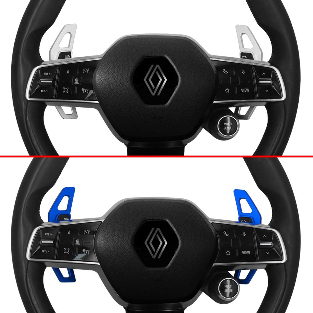Shifter Paddle For Renault Austral/Espace/Megane E-Tech/Rafale 2023-2025 Car Steering Wheel DSG Stickers Gear Extend Accessories A15