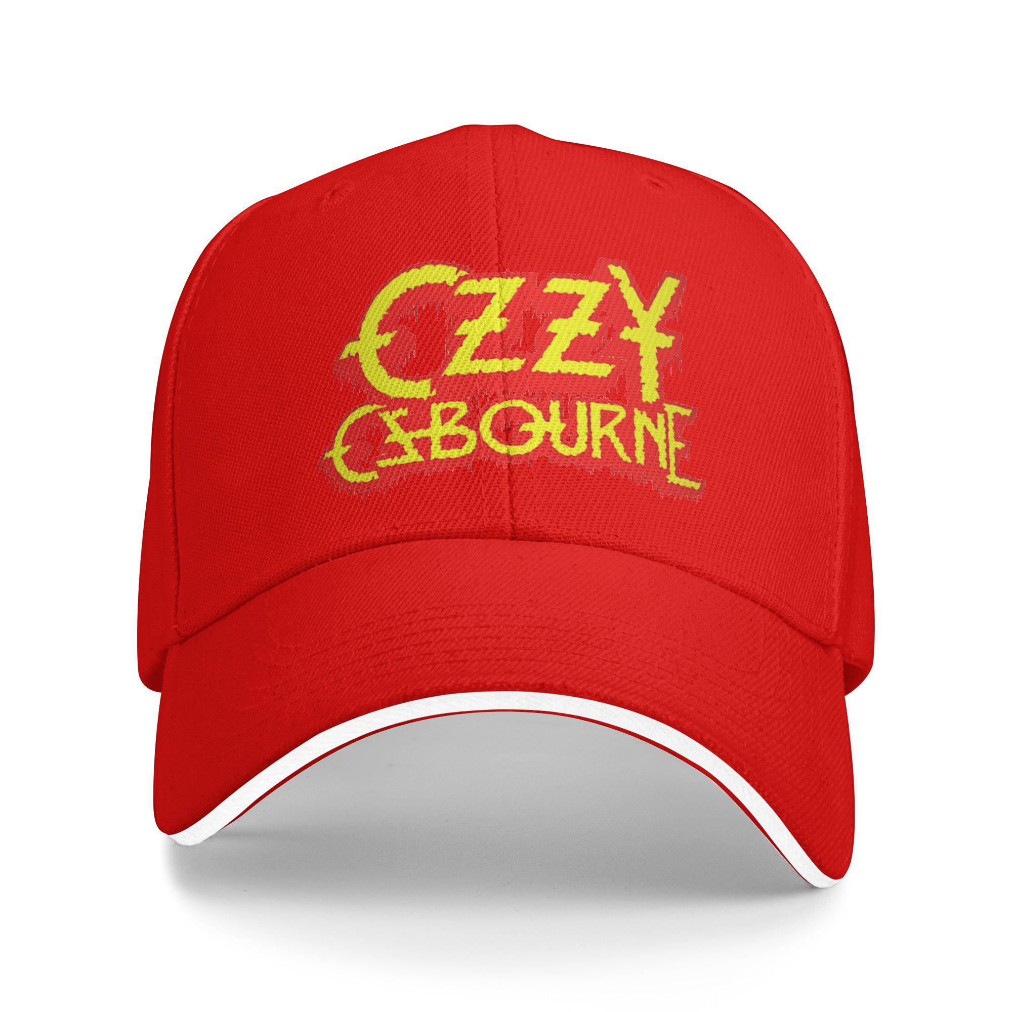 

Unisex Ozzy Osbourne Logo Hats Fashion Baseball Cap Singer and Songwriter Trucker Hat Travel Headewear Gift Adjustable