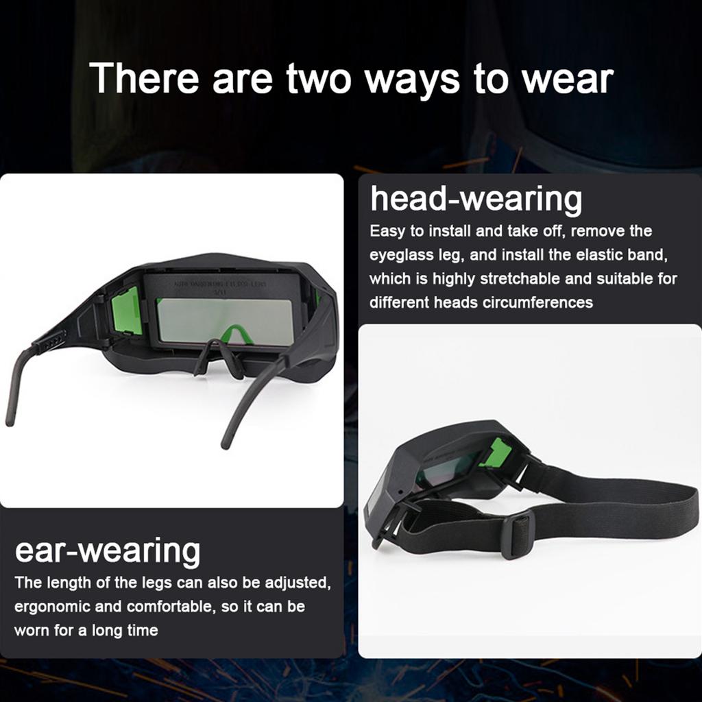 Lunettes de soudure Professionnelles Lunettes de soudure pour Soudure Meulage Coupe pour Hommes