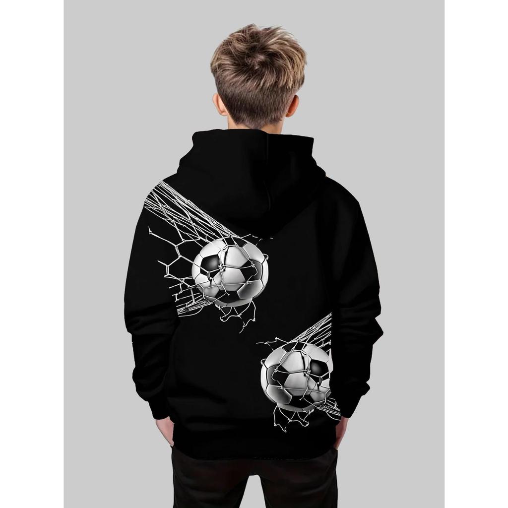 New anime hoodie,3D cartoon children's clothing for boys and girls, long-sleeved autumn clothing, suitable for children aged 5-14