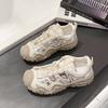 Ugly cute shoes women, spring and summer new outdoor hiking shoes hollow dad shoes platform casual sports shoes